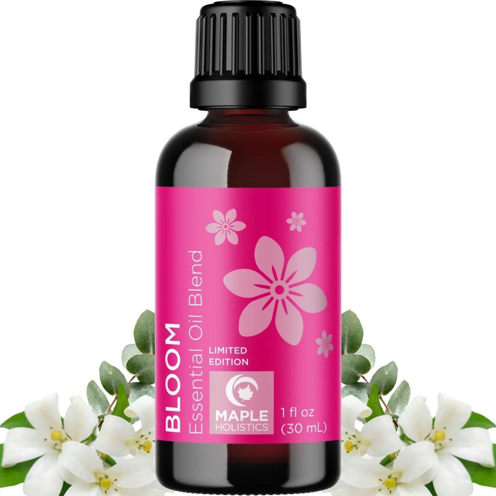 image:imageMint Essential Oil Blend for Diffuser Refreshing Mint Oil Diffuser Essential Oils with Cooling Peppermint Spearmint Bergamot and Eucalyptus Oils Pure Aromatherapy Oils for DiffuserFloral
