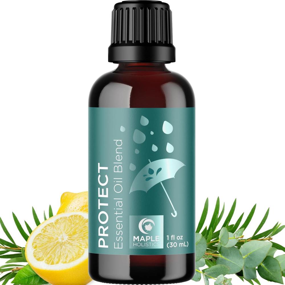 image:imageMint Essential Oil Blend for Diffuser Refreshing Mint Oil Diffuser Essential Oils with Cooling Peppermint Spearmint Bergamot and Eucalyptus Oils Pure Aromatherapy Oils for DiffuserProtect