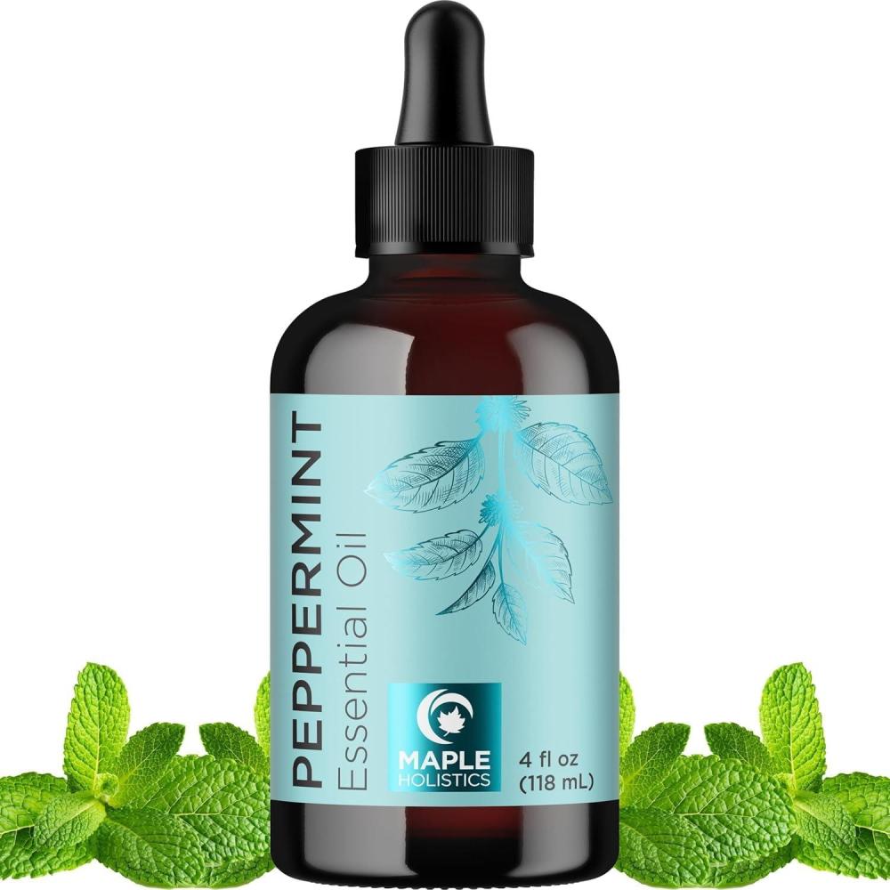 image:imageMint Essential Oil Blend for Diffuser Refreshing Mint Oil Diffuser Essential Oils with Cooling Peppermint Spearmint Bergamot and Eucalyptus Oils Pure Aromatherapy Oils for DiffuserPeppermint