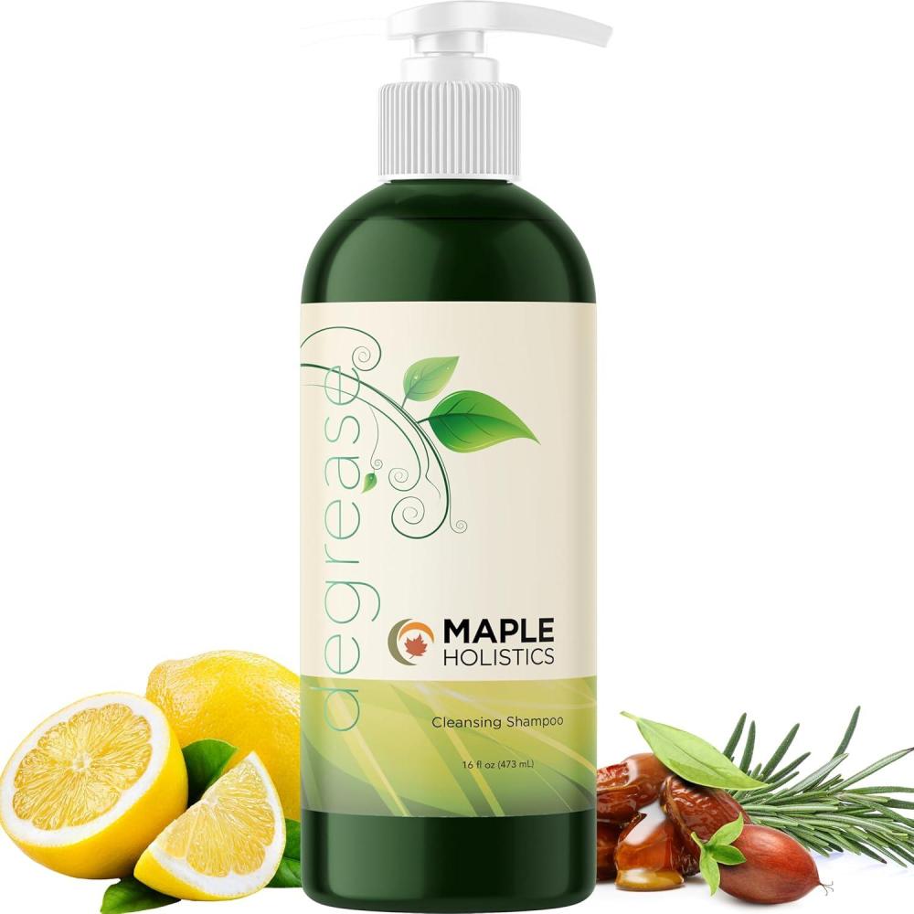 image:imageOily Hair Shampoo for Greasy Hair Clarifying Shampoo for Oily Hair and Dry Scalp Cleanser for Build Up Deep Cleansing Shampoo for Oily Scalp Toner with Purifying Essential Oils for Hair Care