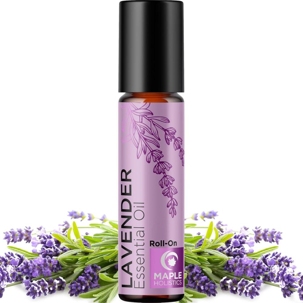 image:imagePeppermint Oil Roll on Pure Peppermint Rollerball Essential Oil Aromatherapy Stick for Headaches Natural Travel Essential and Pregnancy Must Have for Headaches Energy amp Focus Support 2 PackLavender