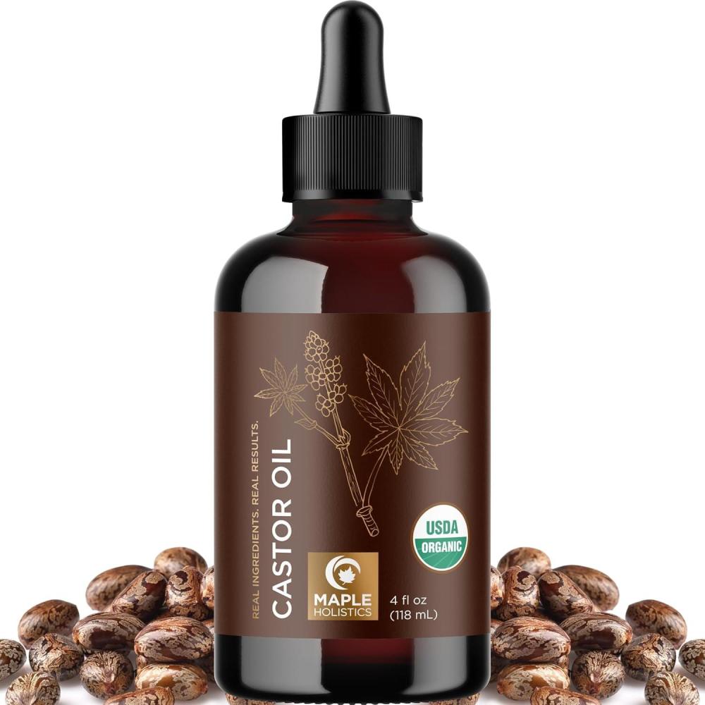 image:imagePumpkin Seed Oil Organic Certified 100 Pure Organic Pumpkin Seed Oil for Hair and Anti Aging Face Oil USDA Organic Hair Oil for Dry Hair and Volume Virgin Cold Pressed amp Unrefined 16ozCastor