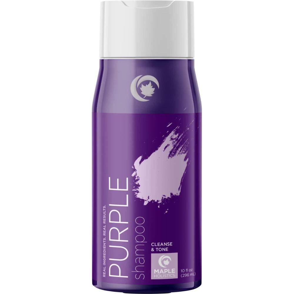image:imagePurple Shampoo Blonde Hair Toner Sulfate Free Shampoo for Color Treated Hair plus Blonde Shampoo for Brassiness and Yellow Tones Hair Toner for Bleached Hair Made with Cleansing Natural Oils