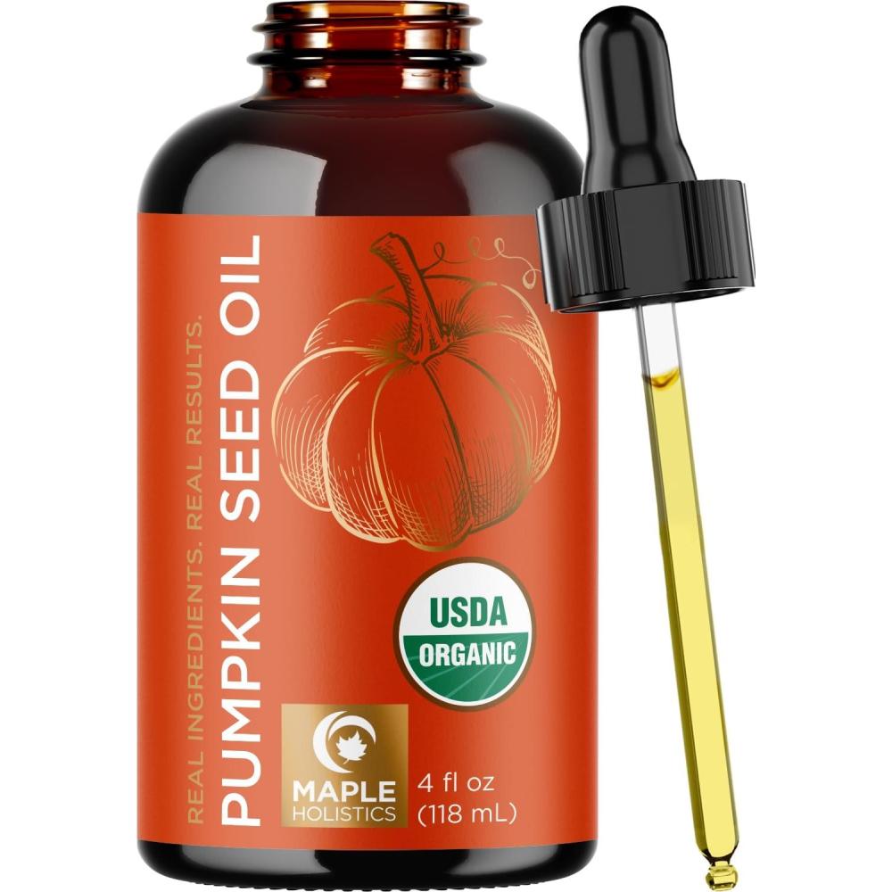 image:imageUSDA Organic Sweet Almond Oil Pure Cold Pressed Organic Almond Oil for Skin Hair and Nails Moisturizing Organic Body Oil for Women and Men plus Carrier Oil for Essential Oils Mixing 16ozPumpkin