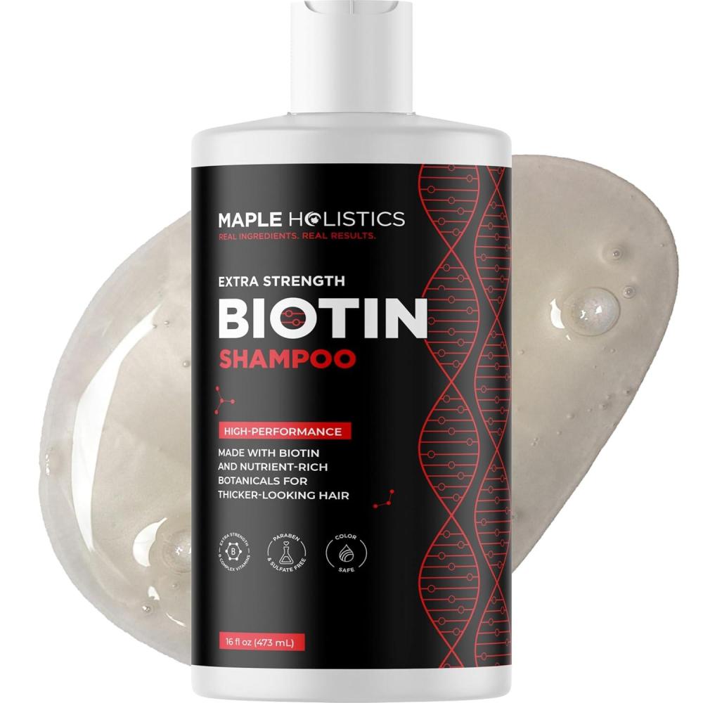 image:imageUltra Biotin Shampoo for Thinning Hair Extra Strength Volumizing Shampoo for Men and Women with B Vitamins and Rosemary Essential Oil Sulfate Free Shampoo Biotin Formula for Hair and Scalp Care