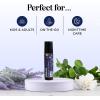 Aromatherapy Roll on Essential Oils Set – Wellness Essential Oils Set Variety Pack with Focus Uplift & Breathe Essential Oil Rollers – Fun & Cute Wellness Gift for Young Women and Teens (3 Pack)(Dream)