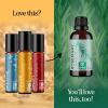 Aromatherapy Roll on Essential Oils Set – Wellness Essential Oils Set Variety Pack with Focus Uplift & Breathe Essential Oil Rollers – Fun & Cute Wellness Gift for Young Women and Teens (3 Pack)(Awake)