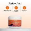 Hot Cream Sweat Enhancer – Premium Body Sculpting Sweat Cream with Invigorating Botanical Extracts – Extra Strength Cellulite Cream for Thighs Belly and Bum with Firming Body Oils (12 Fl Oz)(Menthol)