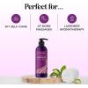 Lavender Massage Oil for Couples Relaxation – Non Greasy Non Staining Irresistibly Silky Full Body Massage Oil for Massage Therapy with Lavender Essential Oil – Therapeutic Grade Non GMO and Vegan(Tantric)