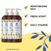 Lemon Verbena Hand Soap Liquid – Premium Aromatherapy Lemon hand soap with Tea Tree Oil and Vitamin E for Bathroom and Kitchen – Sulfate Free Gentle Cleansing Hand Wash Soap for Kids and Adults 3-Pack