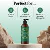 Luxurious Vanilla Massage Oil for Couples – Easy Glide Non Greasy Sweet Vanilla Sensual Massage Oils for Date Night with Silky Smooth Sweet Almond Oil Coconut and Jojoba – Vegan Non GMO & Gluten Free(Herbal)