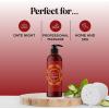 Luxurious Vanilla Massage Oil for Couples – Easy Glide Non Greasy Sweet Vanilla Sensual Massage Oils for Date Night with Silky Smooth Sweet Almond Oil Coconut and Jojoba – Vegan Non GMO & Gluten Free(Refreshing)