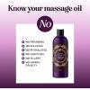 Luxurious Vanilla Massage Oil for Couples – Easy Glide Non Greasy Sweet Vanilla Sensual Massage Oils for Date Night with Silky Smooth Sweet Almond Oil Coconut and Jojoba – Vegan Non GMO & Gluten Free(Lavender)