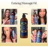 Luxurious Vanilla Massage Oil for Couples – Easy Glide Non Greasy Sweet Vanilla Sensual Massage Oils for Date Night with Silky Smooth Sweet Almond Oil Coconut and Jojoba – Vegan Non GMO & Gluten Free(Vanilla)