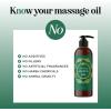 Luxurious Vanilla Massage Oil for Couples – Easy Glide Non Greasy Sweet Vanilla Sensual Massage Oils for Date Night with Silky Smooth Sweet Almond Oil Coconut and Jojoba – Vegan Non GMO & Gluten Free(Herbal)