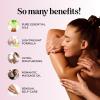 Mango Sensual Massage Oil for Couples – Alluring Tropical Full Body Massage Oil for Date Night and Nourishing Body Moisturizer with Sweet Almond – Vegan Non Staining Non Greasy Smooth Gliding Formula(Loving Lavender)