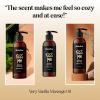 Mango Sensual Massage Oil for Couples – Alluring Tropical Full Body Massage Oil for Date Night and Nourishing Body Moisturizer with Sweet Almond – Vegan Non Staining Non Greasy Smooth Gliding Formula(Flirty Vanilla)