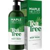 Maple Holistics Shampoo Conditioner and Body Wash Set – Tea Tree Essential Oil for Dry Skin Scalp and Hair Care – Moisturizing Sulfate Free Shower Set for Men and Women