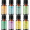 Mint Essential Oil Blend for Diffuser – Refreshing Mint Oil Diffuser Essential Oils with Cooling Peppermint Spearmint Bergamot and Eucalyptus Oils – Pure Aromatherapy Oils for Diffuser(Variety Set)