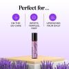 Peppermint Oil Roll on – Pure Peppermint Rollerball Essential Oil Aromatherapy Stick for Headaches – Natural Travel Essential and Pregnancy Must Have for Headaches Energy & Focus Support (2 Pack)(Lavender)