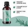 Refreshing Set – Pure Rosemary Essential Oil & Castor Oil for Hair, Skin, Nails, Eyebrows & Dry Scalp