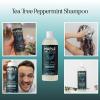 Rosemary Tea Tree Mint Shampoo – Clarifying Shampoo for Build Up and Flakes with Deep Cleansing Peppermint Oil and Tea Tree Essential Oil for Dry Scalp Treatment – Paraben & Sulfate Free (8oz)(8 Fl Oz (Pack of 1))