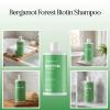Rosemary and Biotin Shampoo for Thinning Hair – Vegan Volumizing Shampoo for Fine Hair with B Vitamins Argan Oil & Tea Tree Essential Oil – Paraben Silicone and Sulfate Free Vegan Formula (2 Pack)(Bergamot Forest)