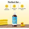 Sulfate Free Kids Bubble Bath – Relaxing Vanilla Lavender Bubble Bath for Toddlers with Nighttime Blend of Chamomile Oil and Calendula Oil – Extra Foamy Moisturizing Kids Bath Soap Liquid