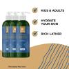 Sulfate Free Tea Tree Soap – Premium Aromatherapy Tea Tree Oil Soap with Peppermint and Rosemary Oil Ideal for Bathroom and Kitchen – Paraben Free Liquid Hand Soap Moisturizing Formula 3 Pack