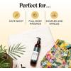 Tropical Sensual Massage Oil for Couples – Complete Relaxation Full Body Massage Oil for Date Night with Smooth Gliding Coconut and Sweet Almond Oil with Mango Scent – Non GMO Gluten Free and Vegan(Tropical)