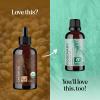 USDA Organic Sweet Almond Oil – Pure Cold Pressed Organic Almond Oil for Skin Hair and Nails – Moisturizing Organic Body Oil for Women and Men plus Carrier Oil for Essential Oils Mixing 16oz(Castor)