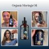 USDA Organic Sweet Almond Oil – Pure Cold Pressed Organic Almond Oil for Skin Hair and Nails – Moisturizing Organic Body Oil for Women and Men plus Carrier Oil for Essential Oils Mixing 16oz(Moringa)