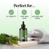 USDA Organic Sweet Almond Oil – Pure Cold Pressed Organic Almond Oil for Skin Hair and Nails – Moisturizing Organic Body Oil for Women and Men plus Carrier Oil for Essential Oils Mixing 16oz(Amla)