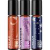 Aromatherapy Roll on Essential Oils Set – Wellness Essential Oils Set Variety Pack with Focus Uplift & Breathe Essential Oil Rollers – Fun & Cute Wellness Gift for Young Women and Teens (3 Pack)(Calm)