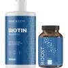 Biotin Volumizing Shampoo for Fine, Thinning Hair – Sulfate-Free with Tea Tree and Rosemary Oils, Plus Hair, Skin and Nail Vitamins