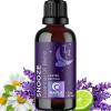 Breathe Essential Oil for Diffuser – Invigorating and Refreshing Breathe Essential Oil Blend with Eucalyptus Peppermint Tea Tree and Mint for Diffusers for Home and Shower Aromatherapy (1 Fl Oz)(Snooze)