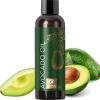 Cold Pressed Sweet Almond Oil – Pure Sweet Almond Oil for Skin Care and Moisturizing Body Oil for Men and Women – Carrier Oil for Essential Oils Mixing for Hair Skin and Nails DIY Beauty Products 16oz(Avocado)