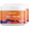 Hot Cream Sweat Enhancer – Premium Body Sculpting Sweat Cream with Invigorating Botanical Extracts – Extra Strength Cellulite Cream for Thighs Belly and Bum with Firming Body Oils (12 Fl Oz)(Hot Cream)