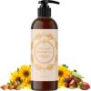 Luxurious Vanilla Massage Oil for Couples – Easy Glide Non Greasy Sweet Vanilla Sensual Massage Oils for Date Night with Silky Smooth Sweet Almond Oil Coconut and Jojoba – Vegan Non GMO & Gluten Free(Unscented)