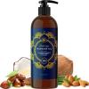 Luxurious Vanilla Massage Oil for Couples – Easy Glide Non Greasy Sweet Vanilla Sensual Massage Oils for Date Night with Silky Smooth Sweet Almond Oil Coconut and Jojoba – Vegan Non GMO & Gluten Free(Vanilla)