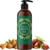Luxurious Vanilla Massage Oil for Couples – Easy Glide Non Greasy Sweet Vanilla Sensual Massage Oils for Date Night with Silky Smooth Sweet Almond Oil Coconut and Jojoba – Vegan Non GMO & Gluten Free(Herbal)