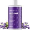 Rosemary and Biotin Shampoo for Thinning Hair – Vegan Volumizing Shampoo for Fine Hair with B Vitamins Argan Oil & Tea Tree Essential Oil – Paraben Silicone and Sulfate Free Vegan Formula (2 Pack)(Lavender Floral)