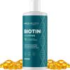 Rosemary and Biotin Shampoo for Thinning Hair – Vegan Volumizing Shampoo for Fine Hair with B Vitamins Argan Oil & Tea Tree Essential Oil – Paraben Silicone and Sulfate Free Vegan Formula (2 Pack)(Mint)