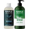 Tea Tree Shampoo and Body Wash – Sulfate Free Clarifying Shampoo for Oily Hair Care and Scalp Exfoliator for Dry Scalp Build Up and Flakes – Moisturizing Tea Tree Essential Oil Body Soap for Dry Skin