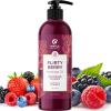Tropical Sensual Massage Oil for Couples – Complete Relaxation Full Body Massage Oil for Date Night with Smooth Gliding Coconut and Sweet Almond Oil with Mango Scent – Non GMO Gluten Free and Vegan(Berry)