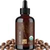 USDA Organic Sweet Almond Oil – Pure Cold Pressed Organic Almond Oil for Skin Hair and Nails – Moisturizing Organic Body Oil for Women and Men plus Carrier Oil for Essential Oils Mixing 16oz(Castor)