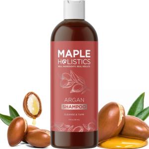 Argan Oil Shampoo for Dry Hair – Sulfate Free Shampoo for Damaged Hair and Frizz with Argan Oil for Hair – Volumizing Shampoo for Hair Shine and Volume Featuring Ultra Moisturizing Natural Oils(Vanilla Honey)