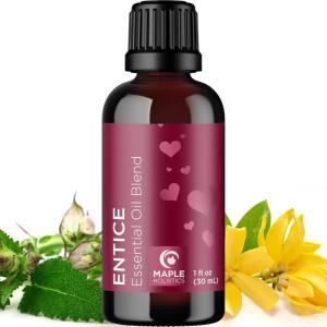 Breathe Essential Oil for Diffuser – Invigorating and Refreshing Breathe Essential Oil Blend with Eucalyptus Peppermint Tea Tree and Mint for Diffusers for Home and Shower Aromatherapy (1 Fl Oz)(Entice)