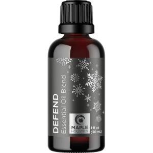 Breathe Essential Oil for Diffuser – Invigorating and Refreshing Breathe Essential Oil Blend with Eucalyptus Peppermint Tea Tree and Mint for Diffusers for Home and Shower Aromatherapy (1 Fl Oz)(Defend)