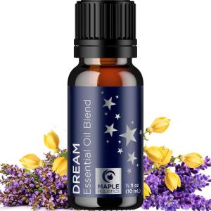 Breathe Essential Oil for Diffuser – Invigorating and Refreshing Breathe Essential Oil Blend with Eucalyptus Peppermint Tea Tree and Mint for Diffusers for Home and Shower Aromatherapy (1 Fl Oz)(Dream)